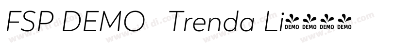 FSP DEMO   Trenda Li字体转换